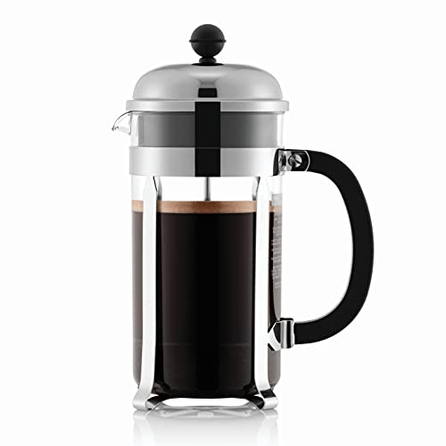 Bodum CHAMBORD French Press Coffee Maker 34 oz Chrome