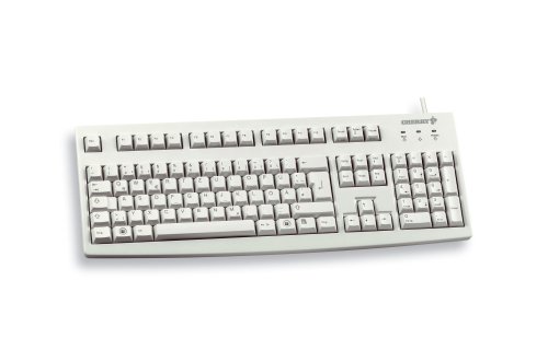 (-40%) CHERRY G83-6105, Kabelgebundene Tastatur, Deutsch QWERTZ, Hellgrau