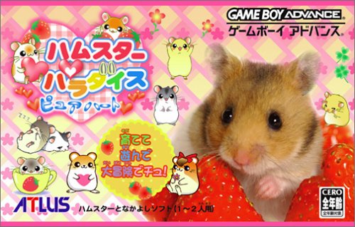 【GBA】ゲームボーイアドバンスの名作・シミュレーションゲーム人気投票&ランキング【SLG】 41位 ハムスターパラダイス ピュアハートの画像