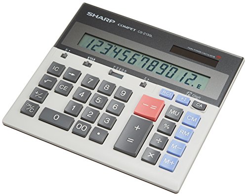 シャープ 実務電卓 デスクトップタイプ 12桁 CS-2130Lの商品画像