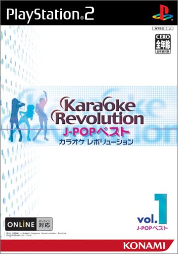 【PS2】プレイステーション2の名作・音楽ゲーム人気投票＆ランキング【リズムゲーム】　69位　カラオケレボリューション J-POPベストVol.1の画像