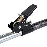 Keeper Adjustable Cargo Bar for Pickup Truck Bed, Ratcheting Cargo Bar, Ideal Work Truck Accessories, Black/Silver, 40"-70" Adjustable Length ---------------------------------------------------------------------------------------------------------------------------------------------