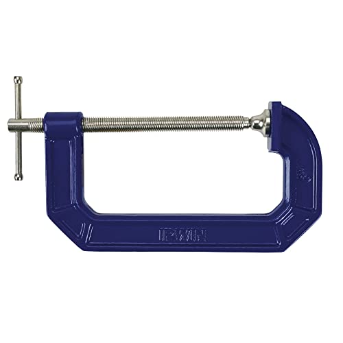 IRWIN QUICK-GRIP C-Clamp, 6", 225106, Blue