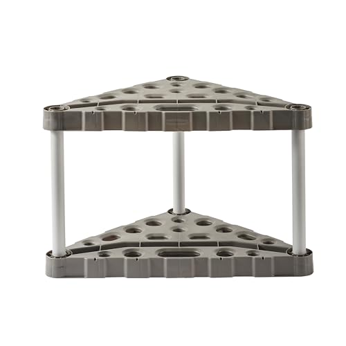 Rubbermaid Garage Corner Tool Tower Rack 30 Long-Handled Tools