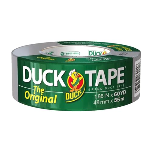 Duck Original Strength Duct Tape, Silver, 1.88-Inch x 60 Yards