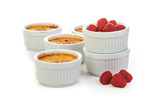 Prepworks by Progressive Porcelain Stacking Ramekins, Set of 6 For Individual Servings