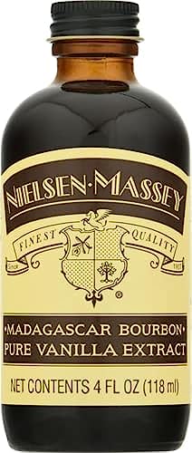 Nielsen-Massey Madagascar Bourbon Pure Vanilla Extract for Baking and Cooking, 4 Ounce Bottle
