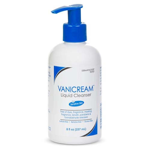 Vanicream Liquid Cleanser - 8 fl oz – Unscented, Gluten-Free Formula for Sensitive Skin