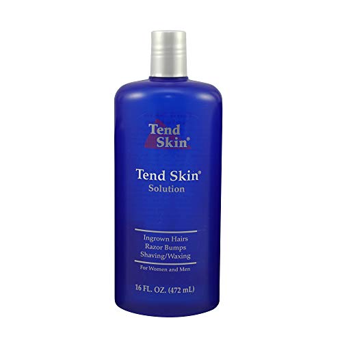 Tend Skin Solution for Unsightly Razor Bumps, Ingrown Hair and Razor Burns, Post Shaving and Waxing Toner for Men and Women, Made in USA, 16 Oz