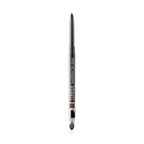 Clinique Quickliner For Eyes Eyeliner Pencil | Water Resistant, Smudge Resistant + Safe For Sensitive Eyes, Roast Coffee, 1 Count