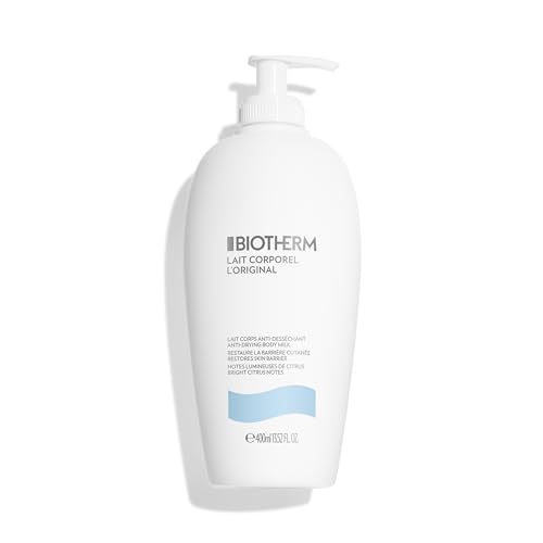 Biotherm Lait Corporel Anti-drying & Repairing Body Milk, For All Skin Types Contains A Blend Of Regenerating Biotech Plankton, Vitamin E, And Nourishing Lipids That Strengthen The Skin Barrier, 13.5