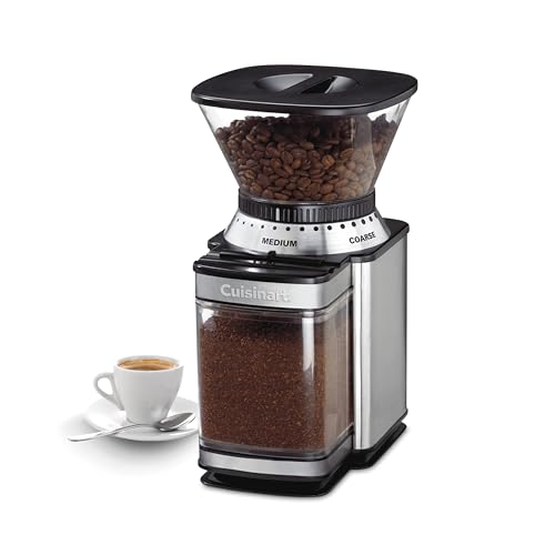 Cuisinart Coffee Grinder, Electric One-Touch Automatic Burr Coffee Grinder with 18-Position Grind Selector, Cup Size Sel