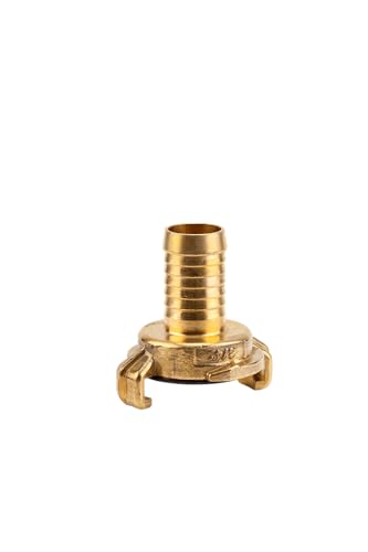 (-41%) Gardena Messing-Schnellkupplungs-Schlauchstück: Schlauchadapter für 19 mm (3/4 Zoll)-Schläuche, Technische Armaturen (7102-20)