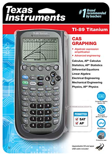 Texas Instruments TI-89 Titanium CAS Graphing Calculator 3D Graphing One of the most well-rounded