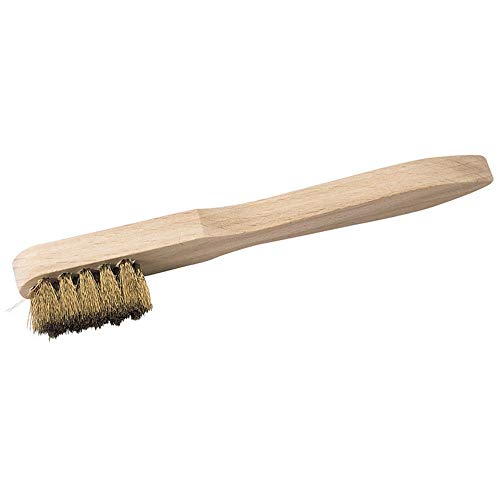 Draper Spark Plug Cleaning Brush | 150mm Rust Removal Tool| Wooden Handle | Paint Removal | Cleaning Hand Tools | 13157