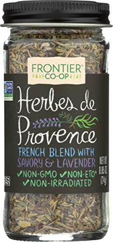 Frontier Co-op Herbes De Provence, 0.85 Ounce, French Blend of Aromatic Savory, Thyme, Rosemary, Basil Tarragon & Lavender