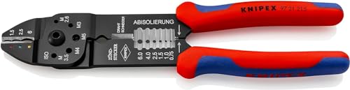 (-27%) KNIPEX Crimpzange, 0, 5-6, 0 mm², mit F-Crimp, Presszange, 97 21 215