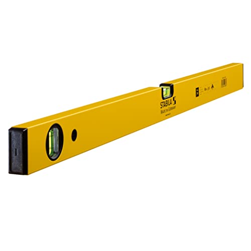 (-39%) STABILA Wasserwaage Type 70, 80 cm, leichtes Alu-Profil, 1 Horizontal-Libelle, 1 Vertikal-Libelle, Made in Germany