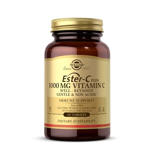 Solgar Ester-C Plus 1000 mg Vitamin C, 60 Tablets