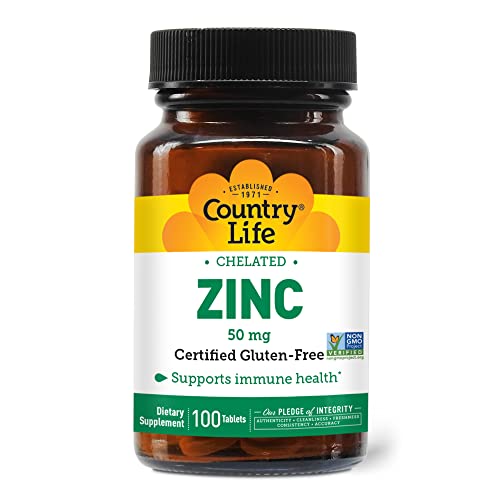 Country Life Chelated Zinc 50mg