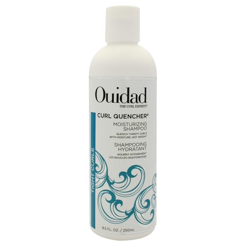 Ouidad Curl Quencher Moisturizing Shampoo - 8.5 fl oz, Nourished & Hydrated Curls, Vegan & Color Safe Shampoo with Chamomile & Vitamin A & E, For Tight Curls, No Silicones, Sulfates & Parabens