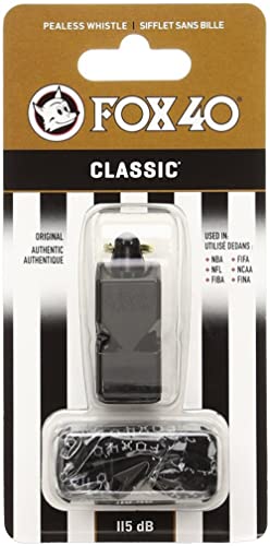 Fox 40 Classic Official Whistle with Lanyard