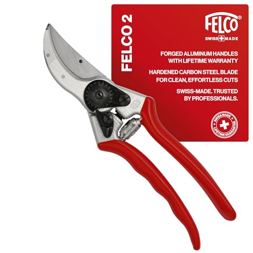 Felco F2 Pruning Shears – 9.25" Swiss-Made Garden Clippers for Professional Pruning | Hand Pruners for Gardening 