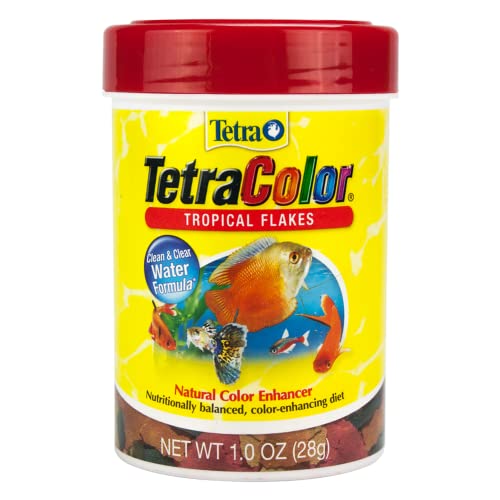 Tetra TetraColor Tropical Flakes Fish Food 1 Ounce