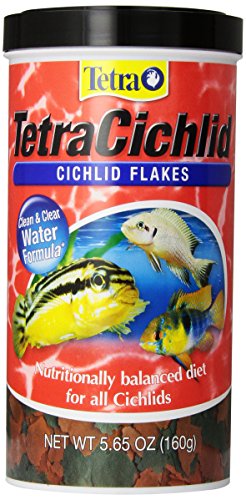TetraCichlid Cichlid Flakes, Fish Food, Clear Water Advanced Formula, 5.65 Ounces