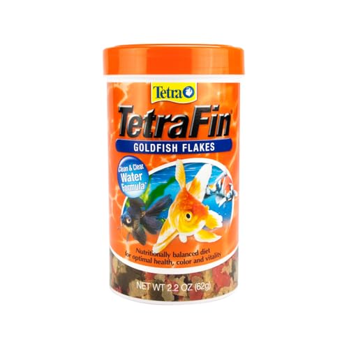 Tetra Goldfish Flakes, Nutritionally Balanced Diet For Aquarium Fish, Vitamin C Enriched Flakes, 2.2 oz