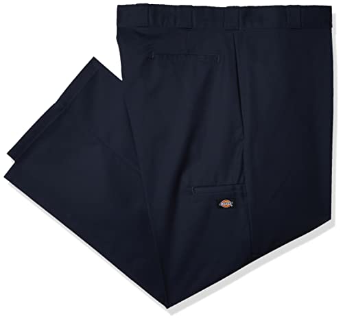 Dickies Men's Loose Fit Cargo Work Pant, Dark Navy, 36x32