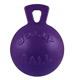 Jolly Pets Tug-n-Toss Heavy Duty Dog Toy Ball with Handle, 4.5