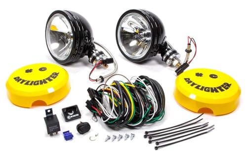 KC HiLiTES 238 Daylighter Black 100w Spot Beam Light System