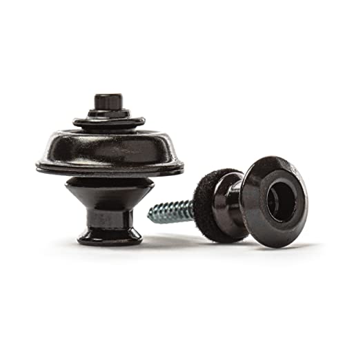 Jim Dunlop Straplok® Strap Retainers Dual Design - Black Oxide