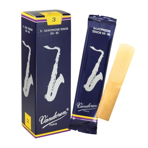 Vandoren SR223 Tenor Sax Traditional Reeds Strength 3; Box of 5