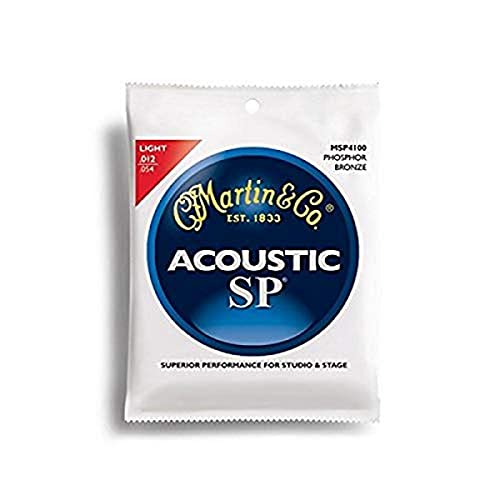 Martin MSP4100 SP Phosphor Bronze Acoustic Guitar Strings Light