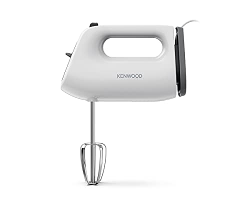 (-31%) Kenwood QuickMix Lite HMP10.00WH Handmixer, Handrührgerät mit SureEject-Entriegelung und Kabelaufwicklung, inkl. Doppenschneebesen, 300 Watt Motor, Weiß