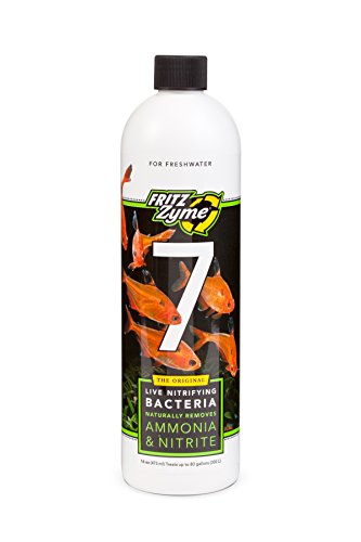 Fritz Aquatics FritzZyme 7 Live Nitrifying Bacteria Naturally Removes Amonia & Nitrite for Freshwater Fish (16-Ounce)