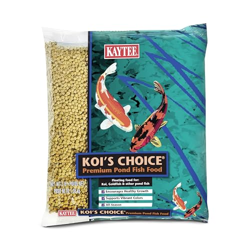 Kaytee Koi’s Choice Koi Floating Fish Food, For Koi, Goldfish and Pond Fish, 3 pounds