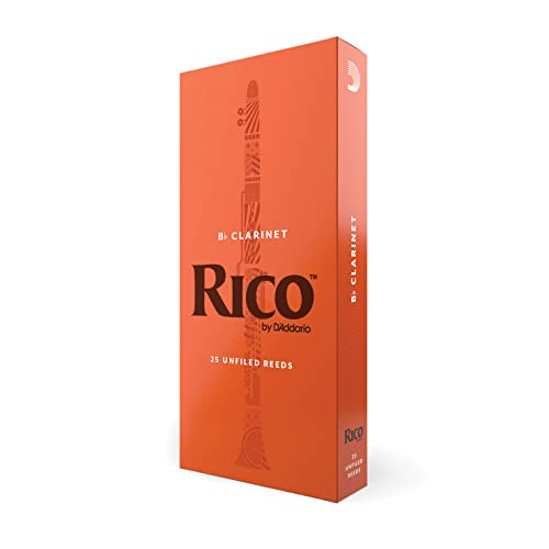 Rico by D'Addario Bb-Klarinettenblätter, Stärke 3, 25-pack