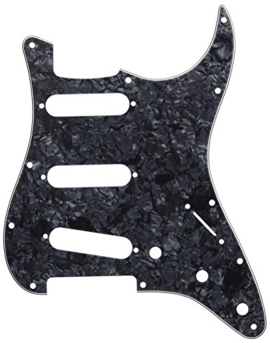 Fender 099-2141-000 4-Ply Black Pearl 11-Hole Mount S/S/S Stratocaster Pickguard