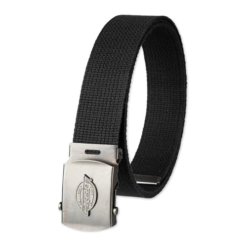 Dickies Men's 30MM Cotton Web Belt, Black, One Size