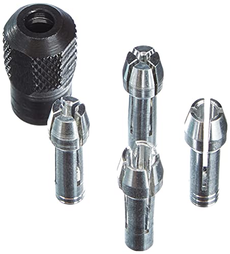 (-33%) Dremel 4485 Spannzangen mit Spannmutter - Zubehörsatz für Multifunktionswerkzeug mit 5 Spannteilen zum Wechsel von Zubehörteilen