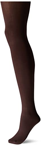 Hue Women's Super Opaque Tights with Control Top, Espresso, 2