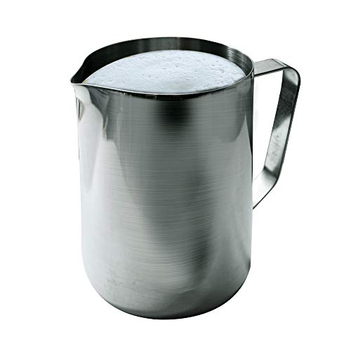 Update International EP-12 Stainless Steel Frothing Pitcher, 12 oz, Silver