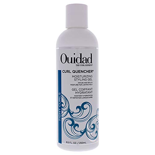 Ouidad Curl Quencher Moisturizing Styling Gel - 8.5 fl oz, Bouncy, Soft & Defined Curls, On-The-Go Style Refresher, Frizz Control, Curl Defining Gel, Flexible Lasting Hold, For Tight Curls