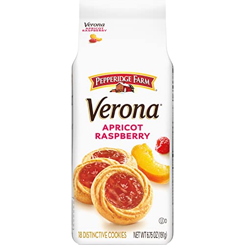 Pepperidge Farm Verona Apricot Raspberry Thumbprint Cookies, 6.75 oz. Bag : Grocery & Gourmet Food