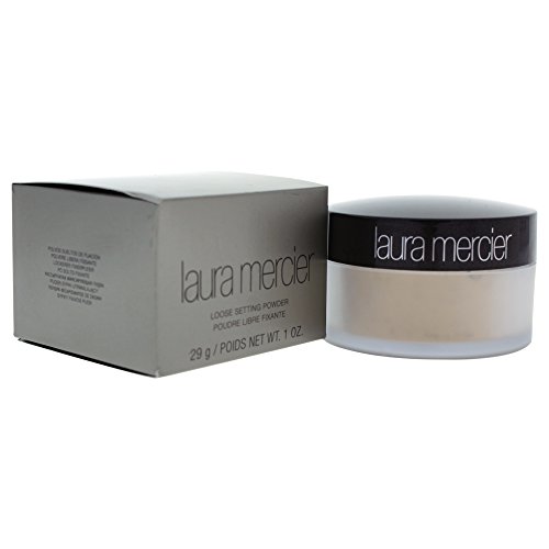 Laura Mercier Translucent Loose Setting Powder, 24HR Shine Control, Infused with Vitamins C + E, Soft Matte Finish, Normal to Oily Skin, 4 Shades for Virtually All Skin Tones, Holiday Gift Set