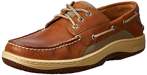 SPERRY Topsider Billfish Three Eye Dark Tan Wide Mens Boat Shoes Sz 13