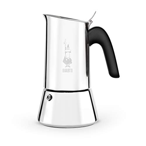 Bialetti Venus Stovetop Espresso Coffee Maker, 6-Cup, 18/10 Stainless Steel, Induction Compatible